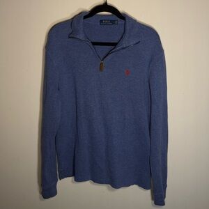 Ralph Lauren Blue Zip-Up Sweater